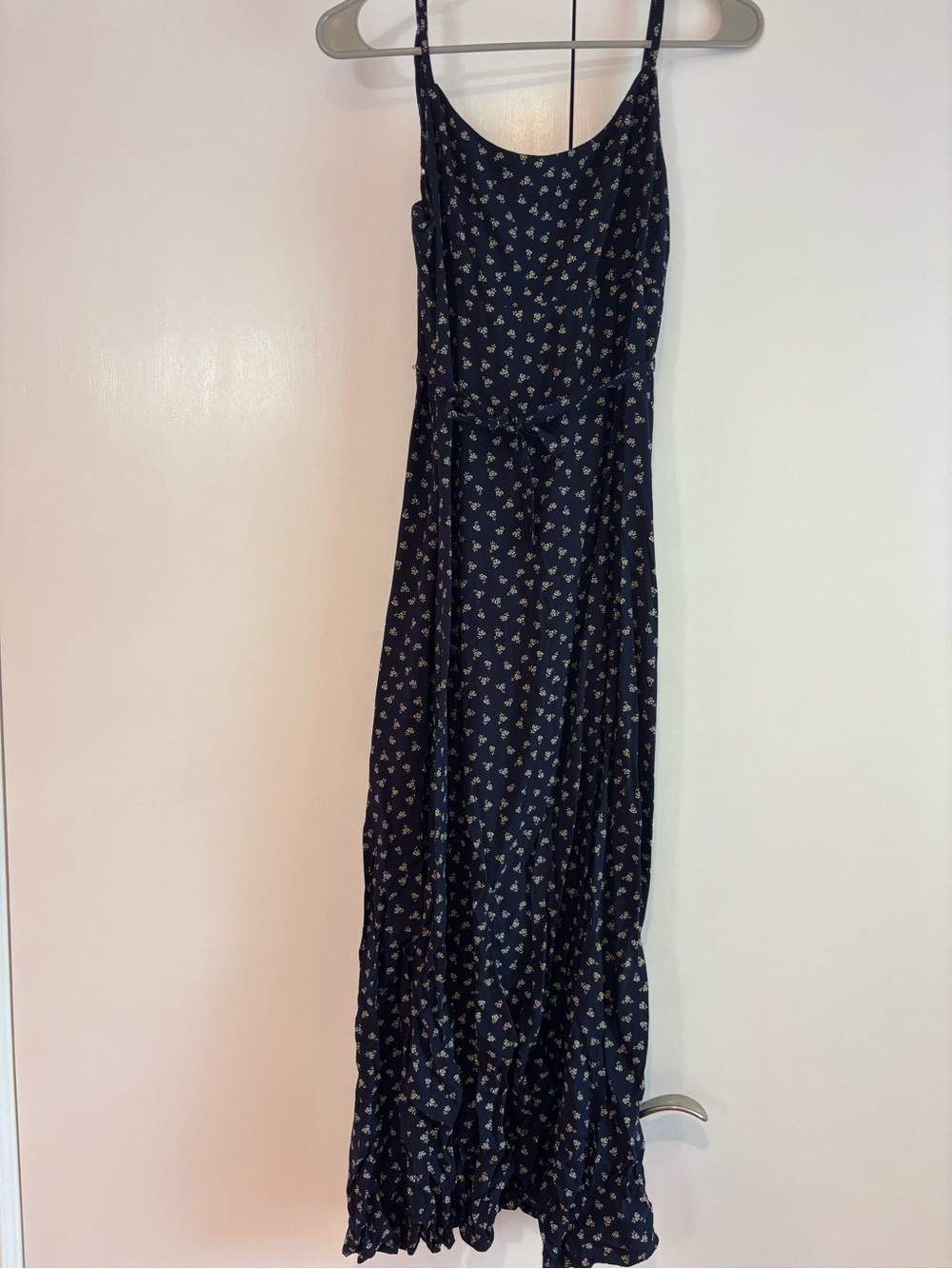 Brandy Melville Navy Blue Floral Maxi Dress
